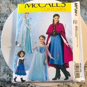 McCalls Frozen Costume Pattern